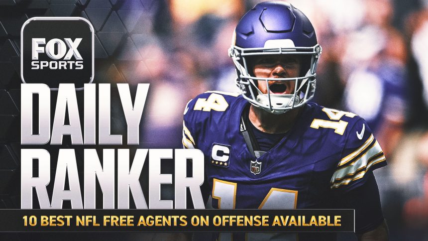 Who are the 10 best NFL free agents available on offense?