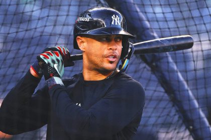 Yankees' Giancarlo Stanton (elbow tendinitis) uncertain for MLB Opening Day