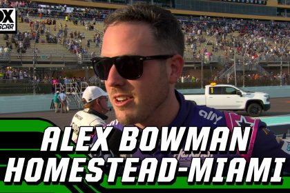 Alex Bowman on losing lead to Kyle Larson late in race at Homestead-Miami | NASCAR on FOX