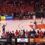 Kasparas Jakučionis drills a stepback 3-pointer, helping Illinois defeat No. 18 Purdue