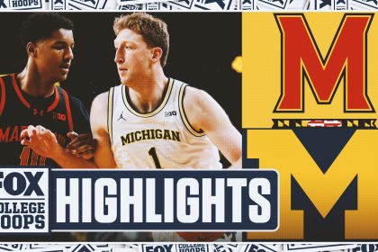 No. 13 Maryland Terrapins vs. No.17 Michigan Wolverines Highlights | FOX College Hoops
