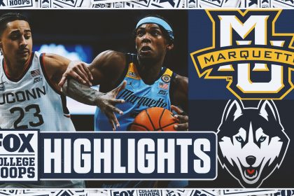 No. 20 Marquette Golden Eagles vs. UConn Huskies Highlights | FOX College Hoops