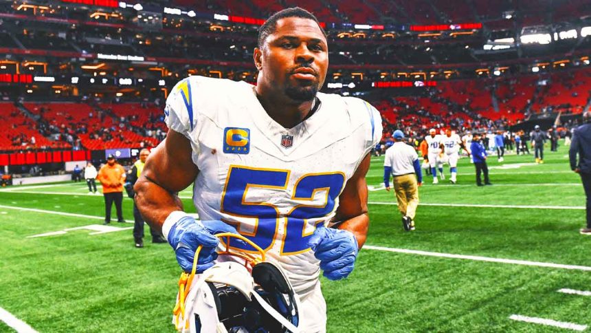 Star edge rusher Khalil Mack agrees to one-year deal to remain with Chargers