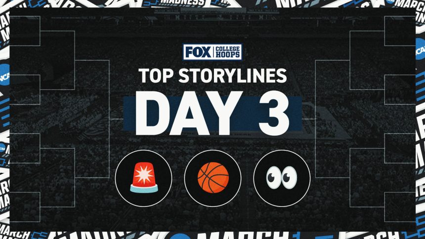 Top storylines from Day 3 of the NCAA Men's Basketball Tournament