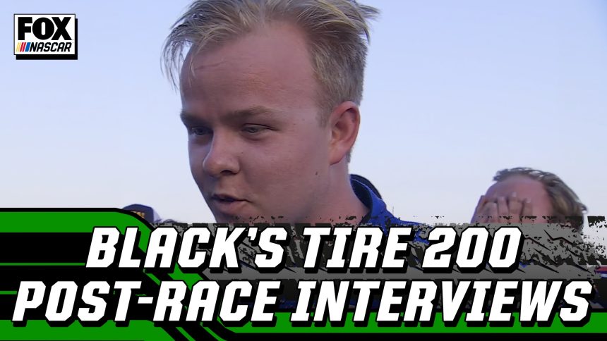 Black’s Tire 200: Tyler Ankrum & Corey Heim post-race interviews | NASCAR on FOX