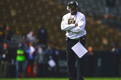 Deion Sanders focuses on QB battle, not jersey ceremony, at Colorado's spring game