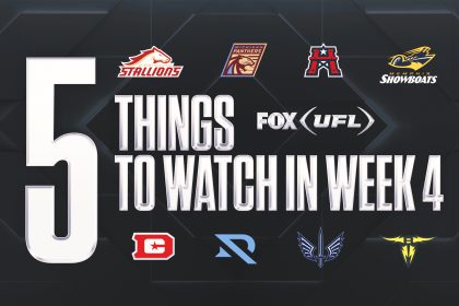 Five things to watch for in Week 4 of the 2025 UFL season