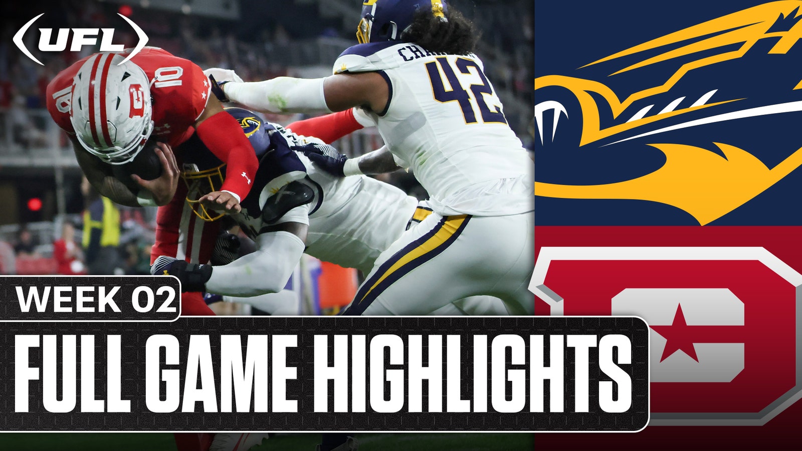 Memphis Showboats vs. DC Defenders Highlights | UFL