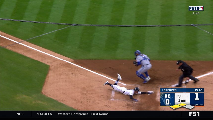 Spencer Torkelson smacks a two-run double as Tigers take lead over Royals
