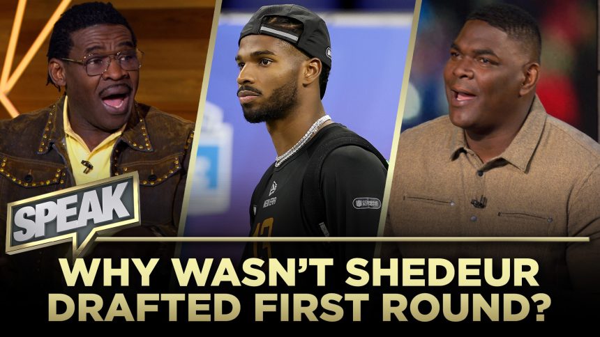 Why did Shedeur Sanders go undrafted in round 1? Is Jaxson Dart right pick for Giants? | SPEAK