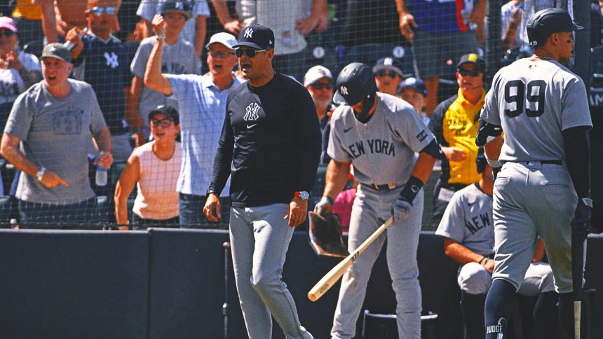 Yankees' Aaron Judge unhappy with HR call that led to Aaron Boone's ejection