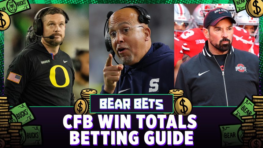 2025 College Football Win Totals Betting Guide | Bear Bets