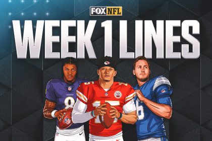 2025 NFL odds Week 1: Lines, spreads for all 16 games