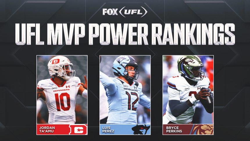2025 UFL MVP Power Rankings: Bryce Perkins, Jordan Ta'amu remain on top