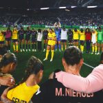Angel City defender Savy King responsive after collapsing on field during match