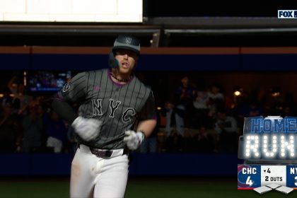 Brett Baty cranks a three-run homer to bring Mets within striking distance of Cubs