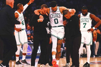 Celtics 'at a loss for words' as they await news on Jayson Tatum