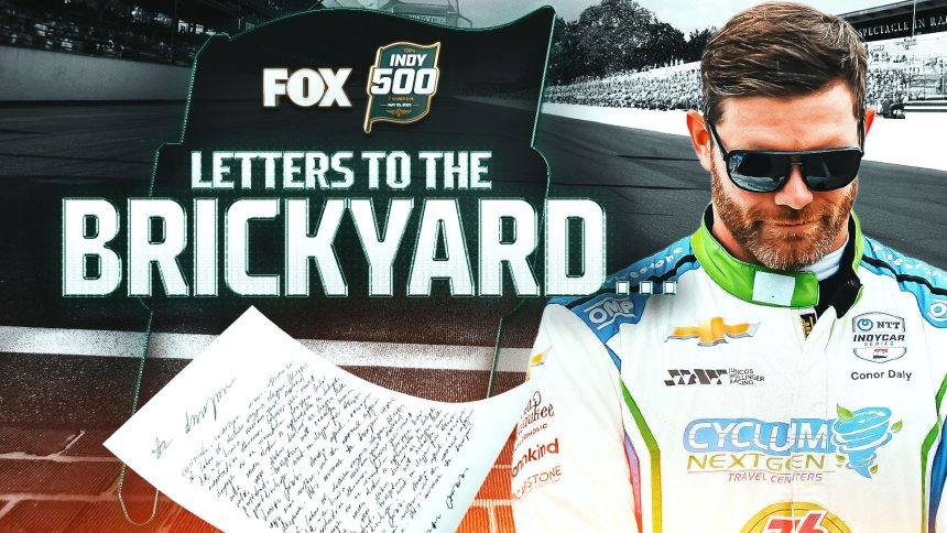 Conor Daly shares note to younger self: 'Write your own superhero story'