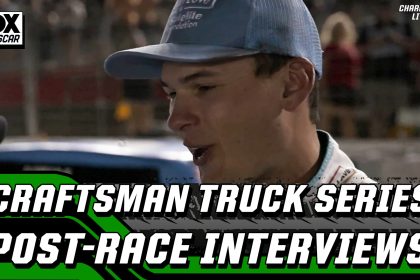 Corey Heim & Ross Chastain interviews after North Carolina Education Lottery 200 | NASCAR on FOX