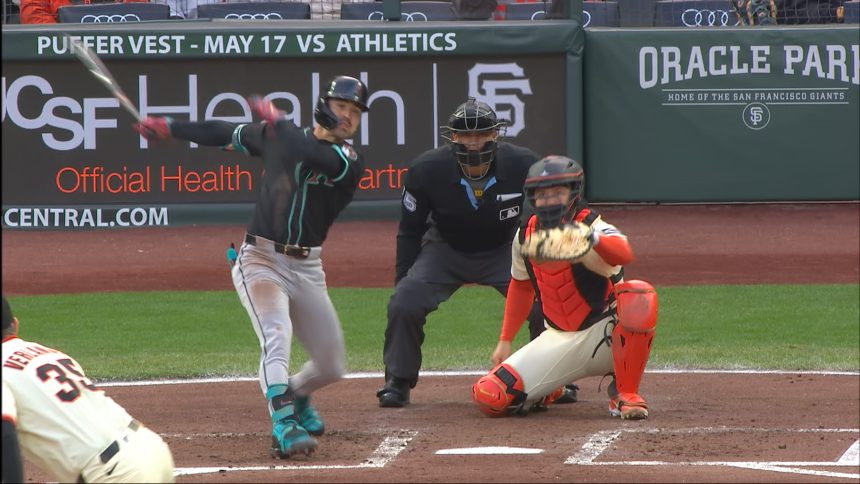 Diamondbacks' Corbin Carroll hits homer to take 1-0 lead vs. Giants