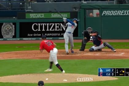 Dodgers' Shohei Ohtani becomes first player this season to 20 homers with two-run dinger vs. Guardians