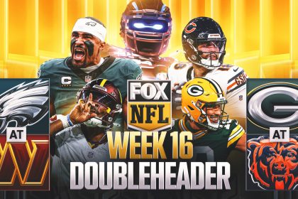 Eagles-Commanders highlights special NFL on FOX Saturday doubleheader in Week 16
