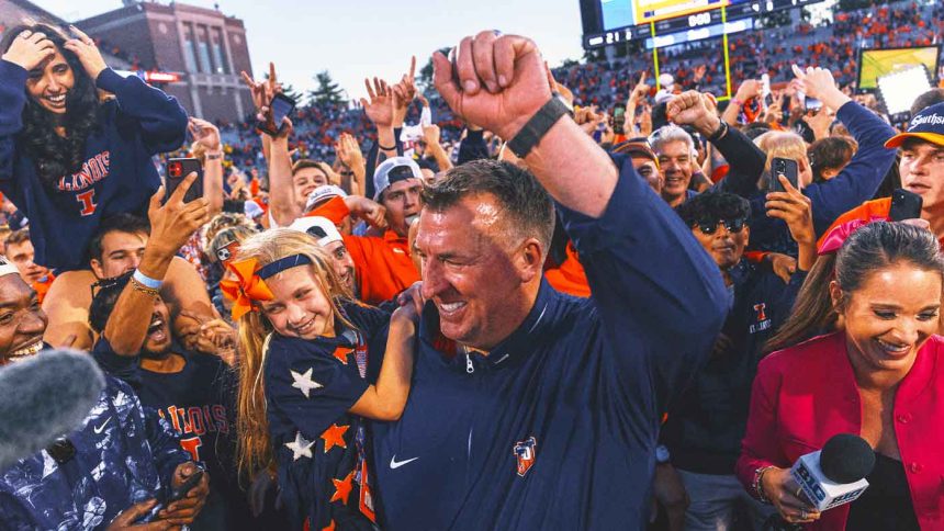 Illinois rewards coaches Bret Bielema and Brad Underwood with 6-year extensions