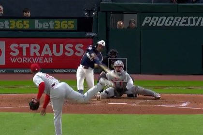 José Ramírez smashes a solo home run, extending Guardians' lead over Phillies