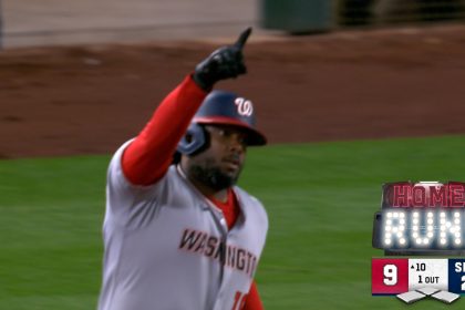 Josh Bell crushes a three-run home run in extra innings to power Nationals over Mariners
