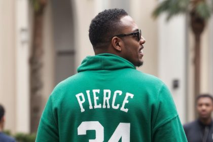 KG, Keyshawn and a dinosaur: Best moments from Paul Pierce's 8-hour walk to work