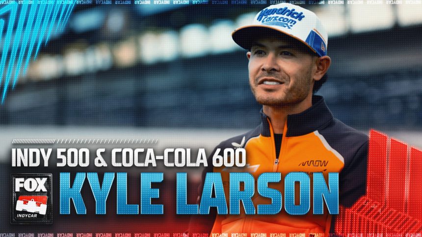 Kyle Larson explains thought process of competing in Indy 500 & Coca-Cola 600 | INDYCAR on FOX