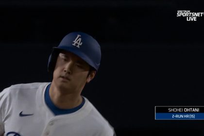 Shohei Ohtani blasts second home run of the night, extending Dodgers' lead over Athletics