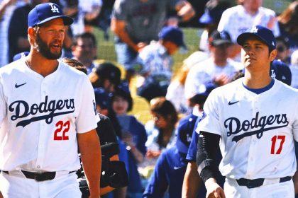 Shohei Ohtani throws 50-pitch bullpen on same day as Clayton Kershaw's shaky debut