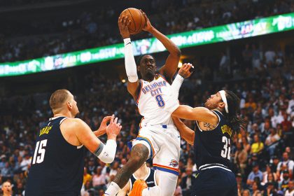 Stellar defensive effort from Thunder lifts them over Nuggets to tie series 2-2