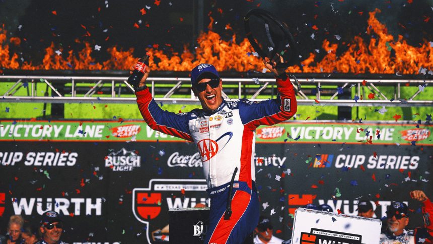 Treacherous Texas bites Brad Keselowski, Bubba Wallace and more as Joey Logano prevails