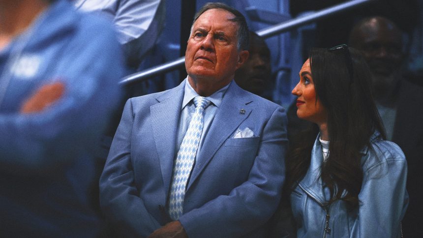 UNC sets record straight: Bill Belichick's girlfriend welcome to Carolina facilities