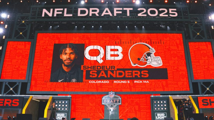 What Browns told Shedeur Sanders after selecting him in 2025 NFL Draft