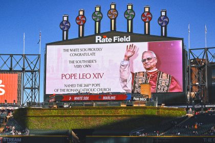 White Sox to unveil graphic installation honoring Pope Leo XIV