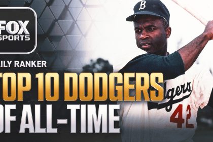 Who are the top 10 Dodgers of all-time?