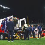 Yankees 3B Oswaldo Cabrera exits game in ambulance following awkward home plate slide
