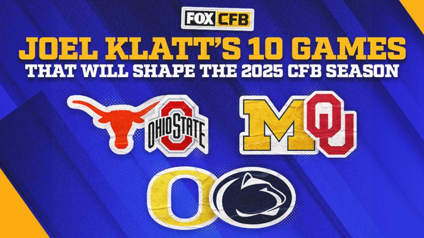 2025 College Football Predictions: 10 Matchups that will Shape the Regular Season