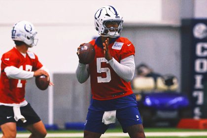 Anthony Richardson out indefinitely with a shoulder injury