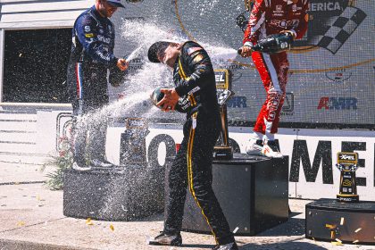 Beer me! Santino Ferrucci Thrills Crowd With His Chugging Skills