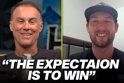 Chase Briscoe breaks down how he secured his first Cup win with JGR to Kevin Harvick!