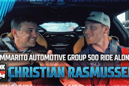 Christian Rasmussen takes Will Buxton around the World Wide Technology Raceway