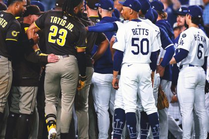 Dodgers, Padres take NL West rivalry to boiling point