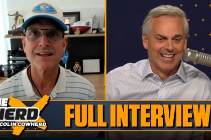 Jim Harbaugh on Chargers culture, Justin Herbert, AFC West competition | FULL INTERVIEW | The Herd