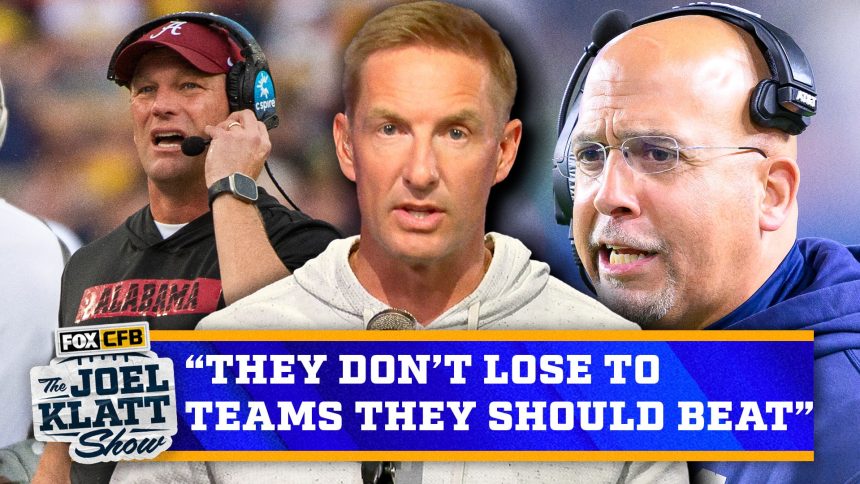 Kalen DeBoer & James Franklin in Klatt’s coaching pressure index | Joel Klatt Show
