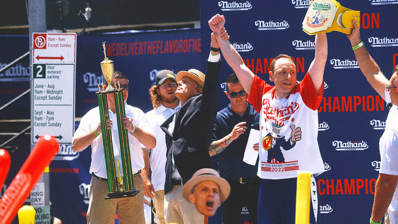 Nathan's most famous hot dog eater is back: Joey Chestnut will compete in 2025