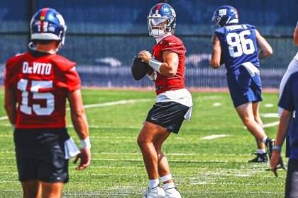 On and Off the Field, Jaxson Dart is Already Fitting in with the Giants' QBs